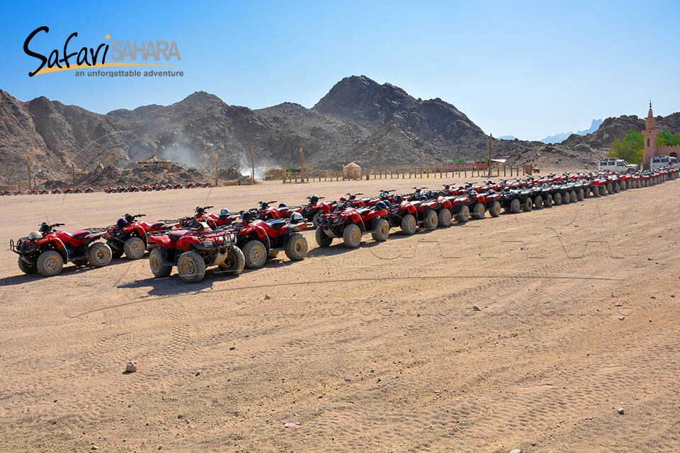 Super mega tour jeep et quad dans le désert d'Hurghada