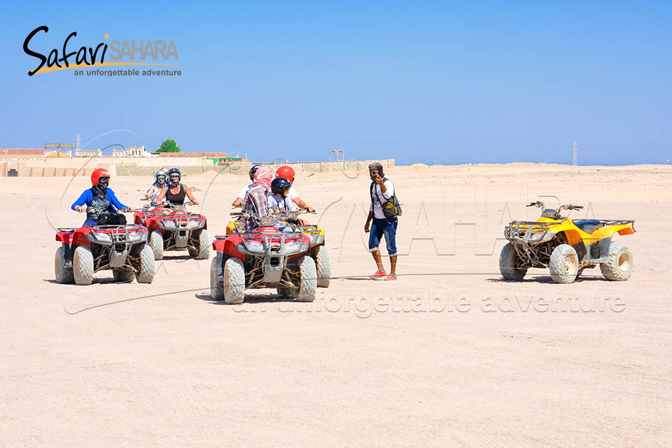 Super mega tour jeep et quad dans le désert d'Hurghada