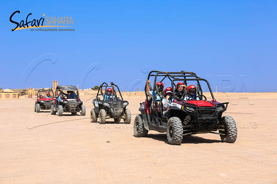 Safari matinal en buggy dans les dunes Polaris RZR Hurghada