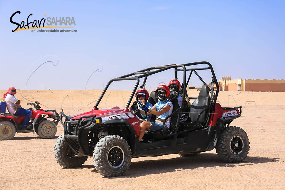 Safari matinal en buggy dans les dunes Polaris RZR Hurghada