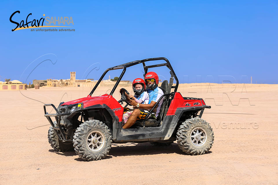 Safari matinal en buggy dans les dunes Polaris RZR Hurghada