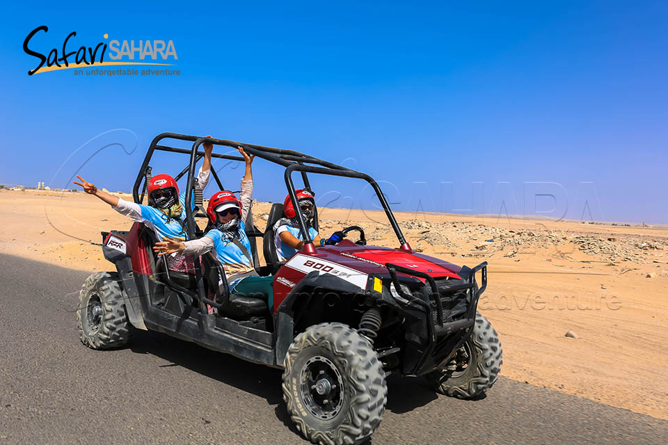 Safari matinal en buggy dans les dunes Polaris RZR Hurghada