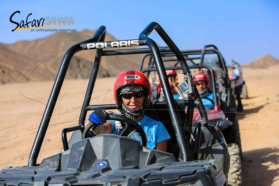 Safari matinal en buggy dans les dunes Polaris RZR Hurghada