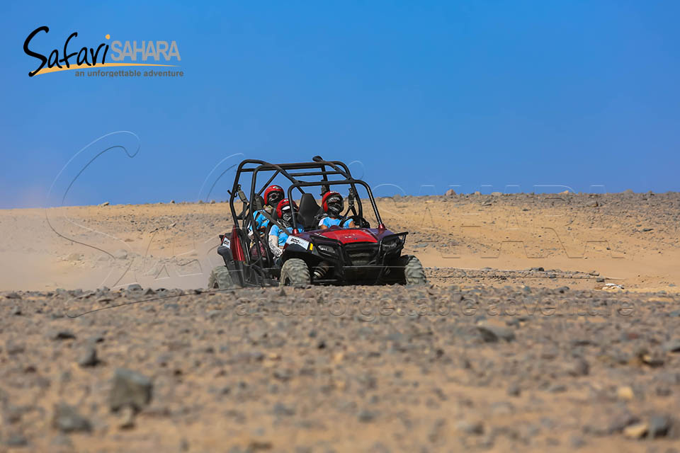 Excursion au coucher du soleil en buggy Polaris RZR dans le désert de Charm